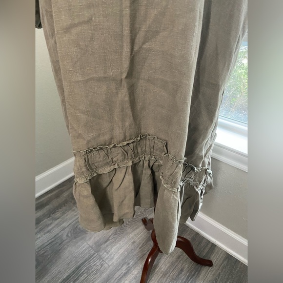 B. Hadikusumo 100% Linen Top One Size Fits All - Picture 3 of 15